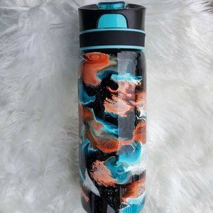 24 Fl Oz Water Bottle W/ Carrying Handle